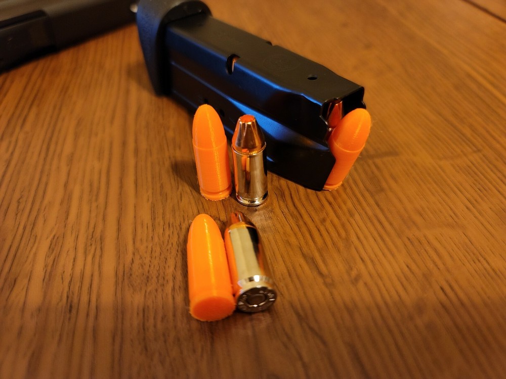 20 9mm Snap Caps, Training/Dummy Rounds