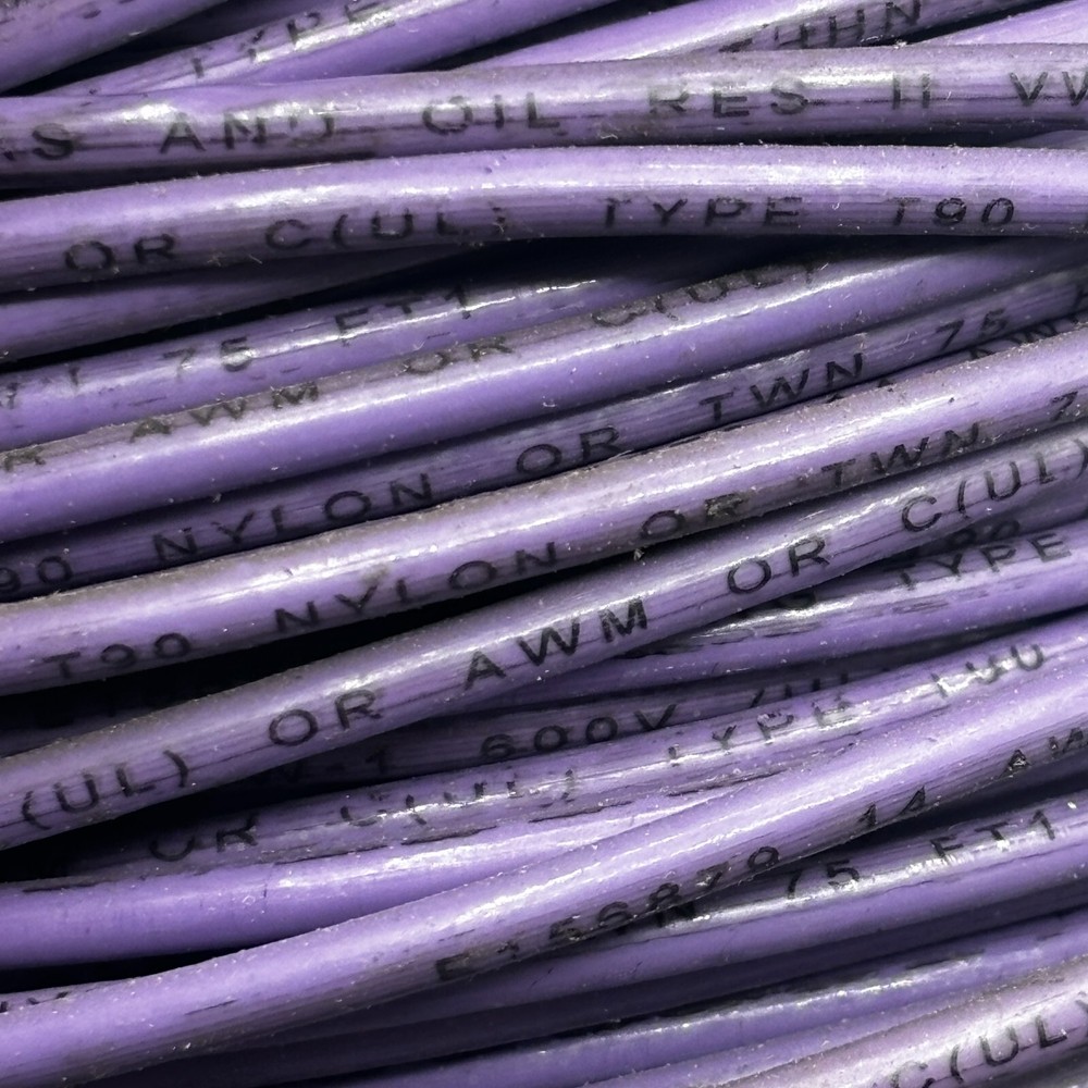ENCORE WIRE MACHINE TOOL WIRE PURPLE 500 STRANDED DOPPER 300FT 5.0LIBRA WIRE 🎯