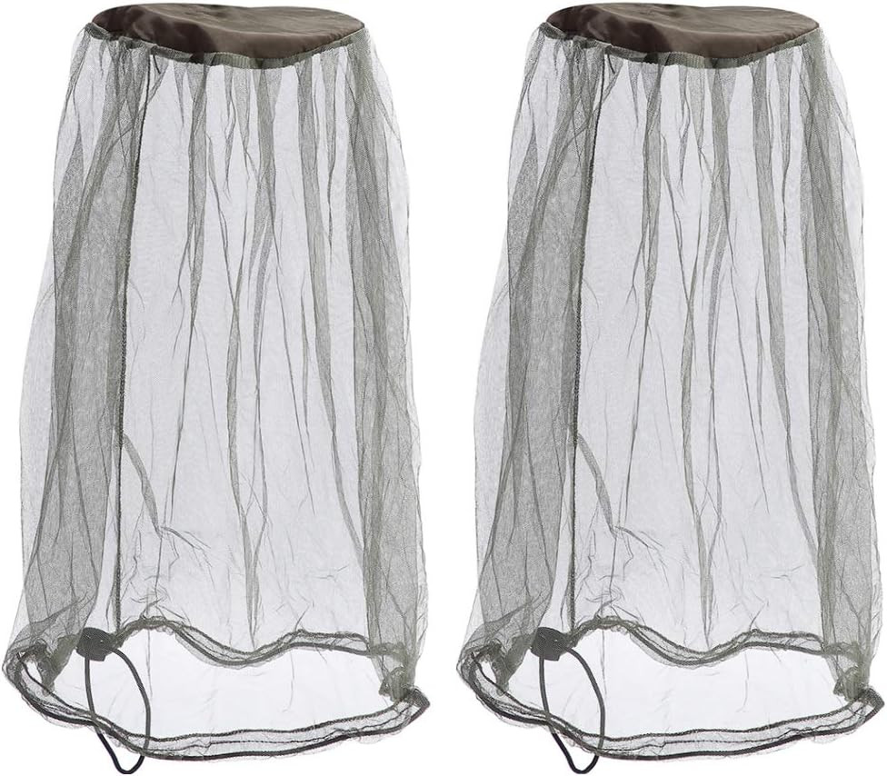 2 Mosquito Head Net with Carry Bag