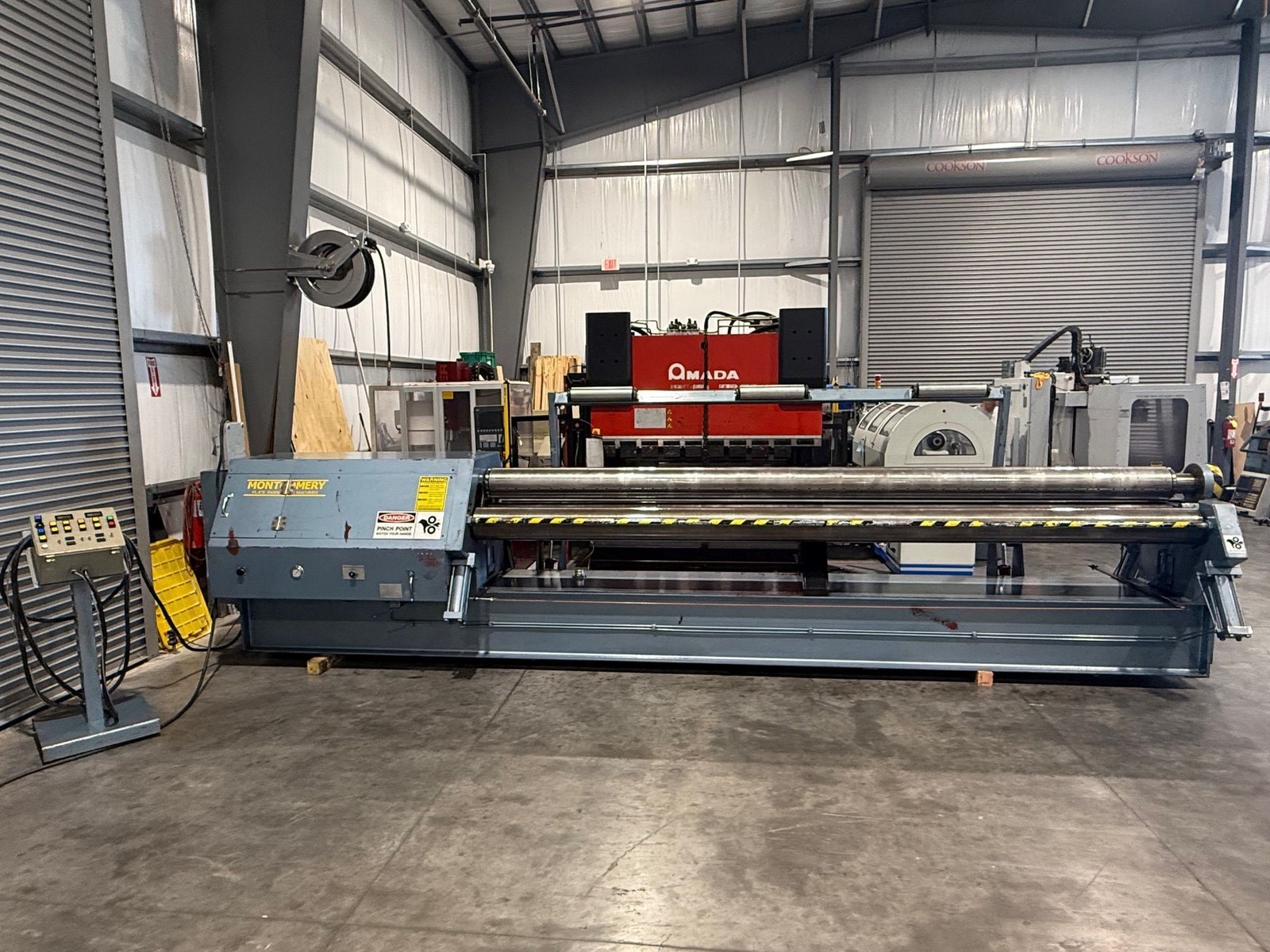 MONTGOMERY 4R-16810 14’ x 10 Gauge 4-Roll Plate Bending Roll #7659