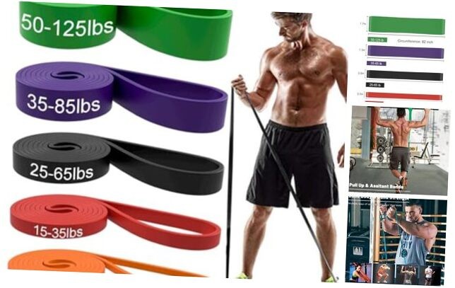 Resistance Bands, Pull Up Assist Bands - Workout Bands, Eexercise Multicolor