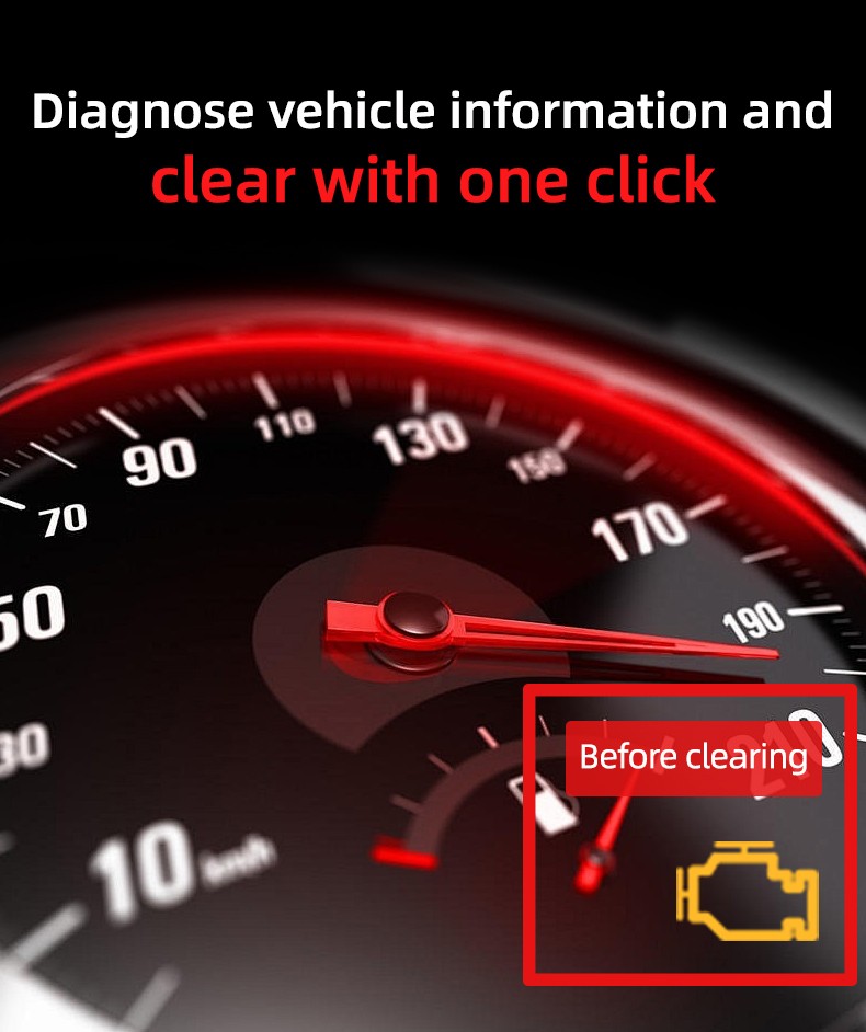 NEW Upgraded OBD2 Scanner Code Reader Car Check Engine Fault Diagnostic Tool