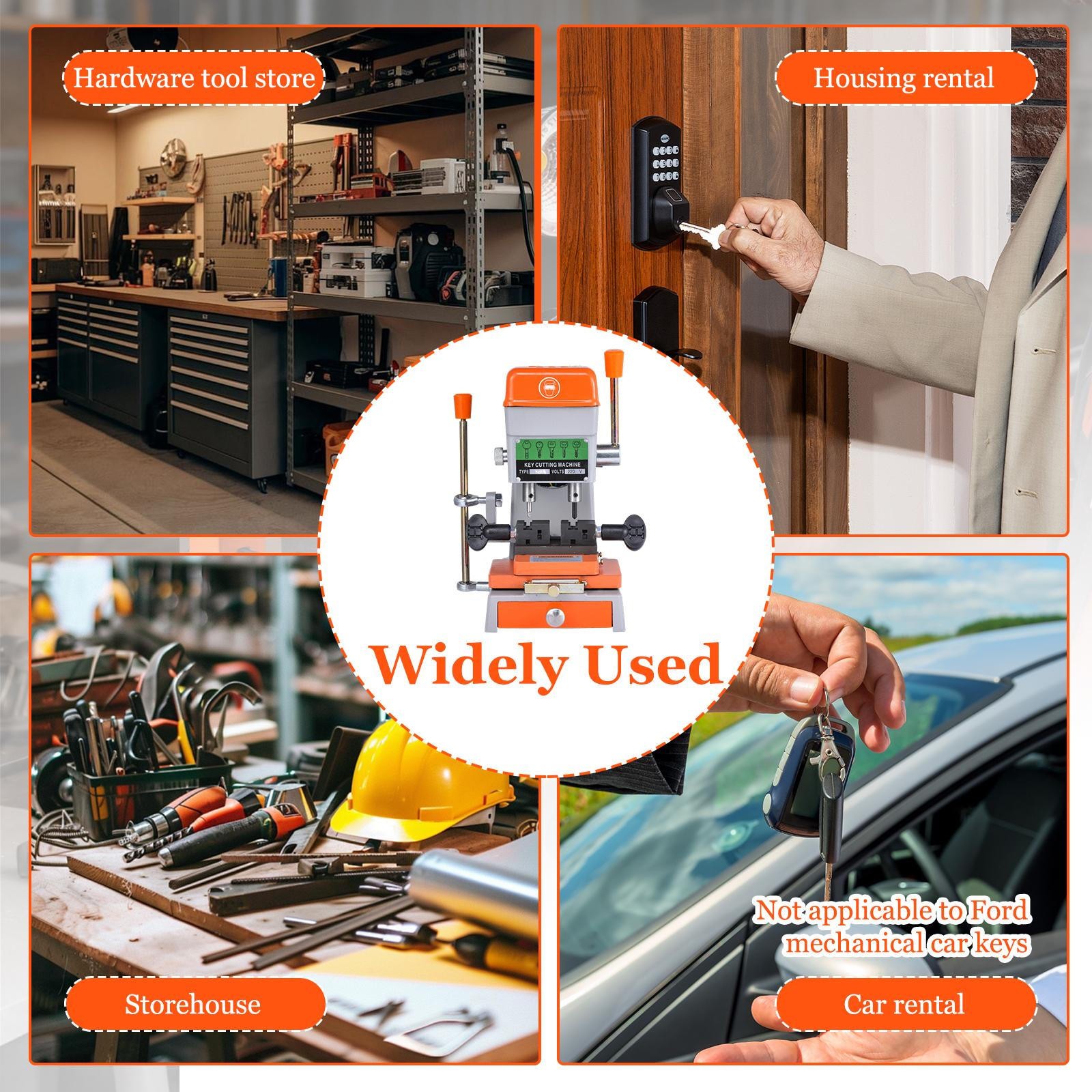 Key Cutting duplicating Machine Cutter Car Key Copier Locksmith Tools