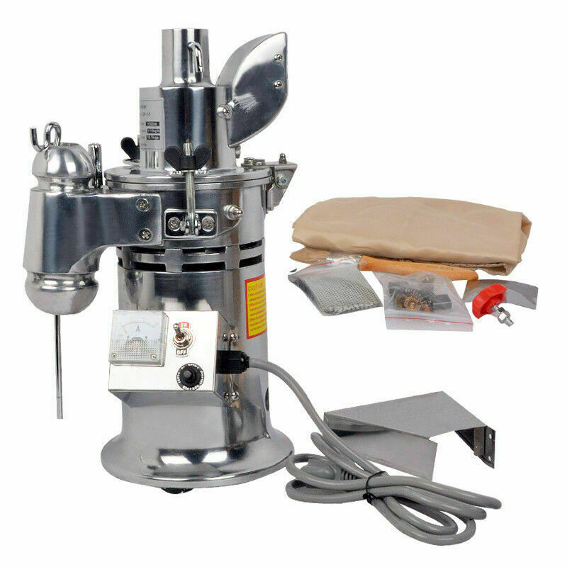 DF-15 Automatic table-type continuous Hammer Mill Herb Grinder pulverizer 15kg/h