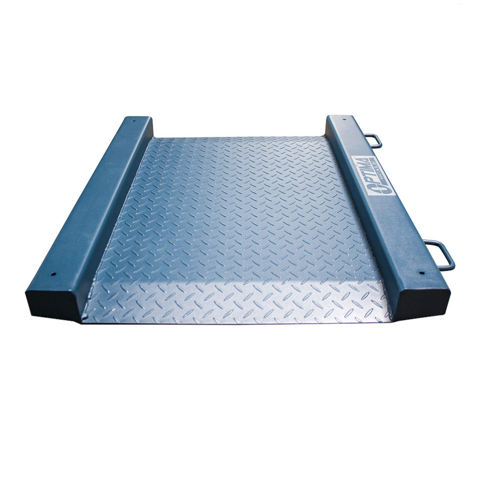 Heavy Duty Drum Floor Scale & Ramp Access with 4-20ma Indicator