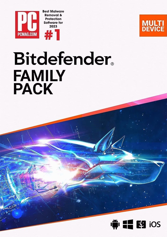 Bitdefender Family Pack - 2 Years | 15 Devices + VPN | Win/Mac/Android