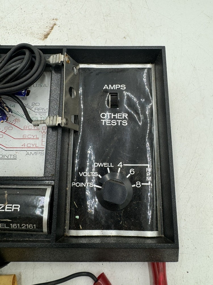 Sears Engine Analyzer Model 2161 (28-2161) 12 Volt Ignition 4~6~8 Cylinders