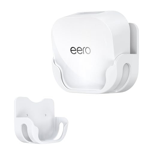 eero 7 Wall Mount Kit, erro 7 Mount Bracket Optimize Space&Cable White, 1 Pack