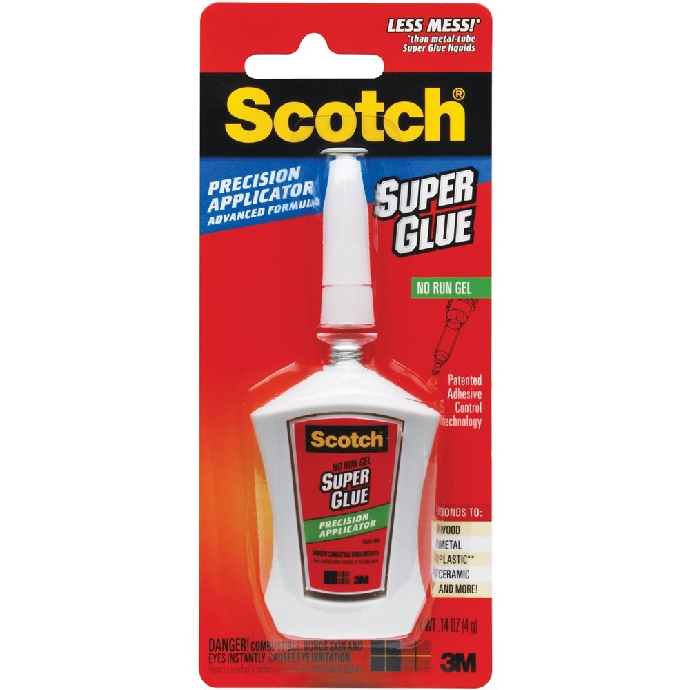 ADHESIVE,SUPERGLU,GEL,CLR