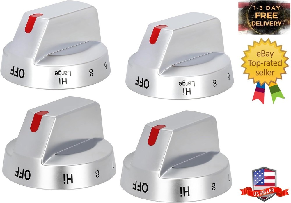 NE63T8511SS for Samsung Electric Range Knobs (4pcs), NE63T8511SS Knobs, NE63T851