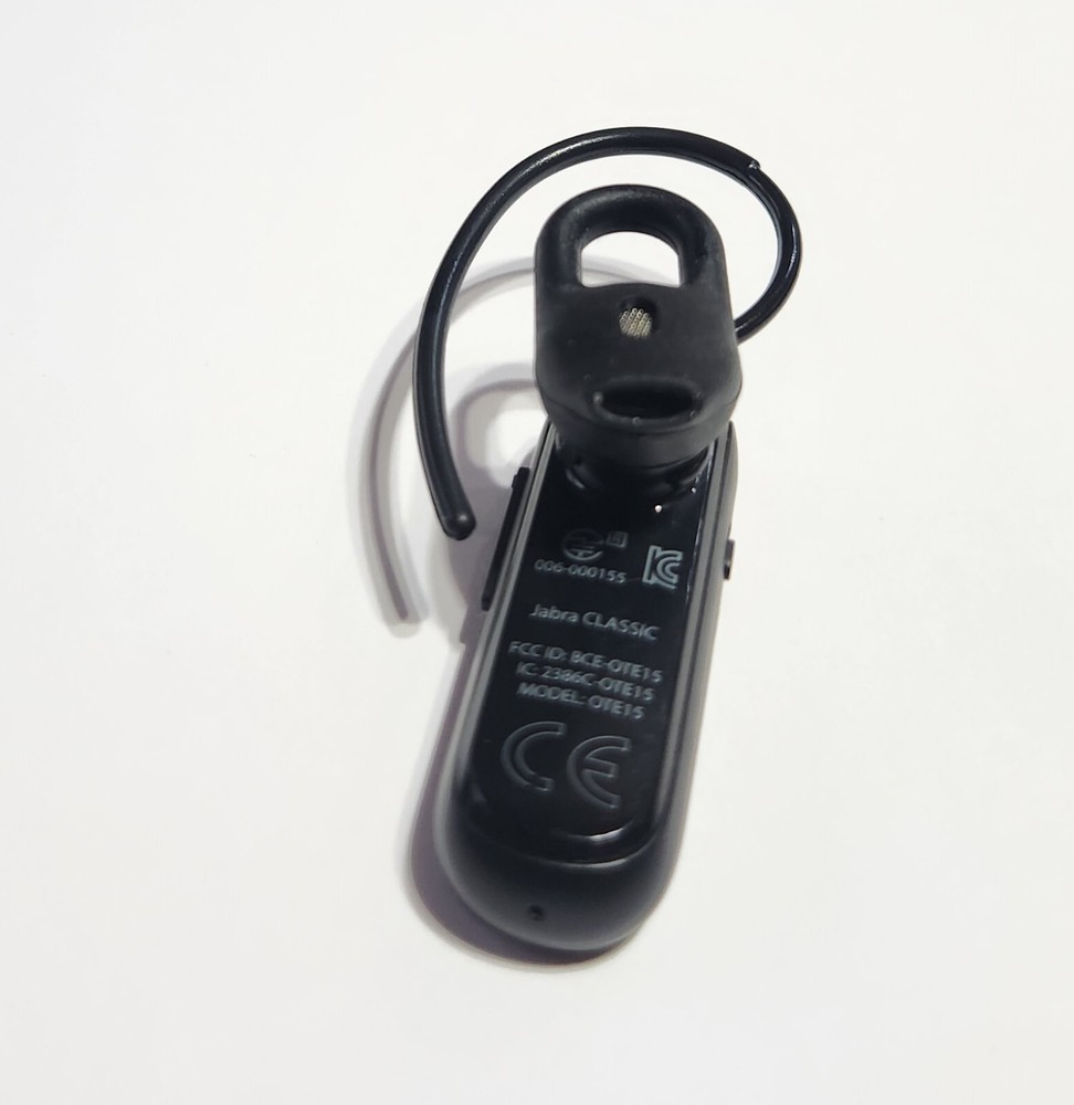 Original Black Jabra Classic Bluetooth Wireless HEADSET ONLY in Bulk Packaging