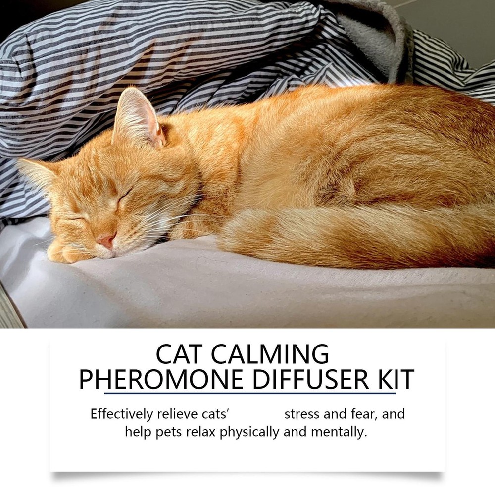 1 Set Cat Calming Diffuser Refill Cat Pheromones, Anxiety&Stress Relief