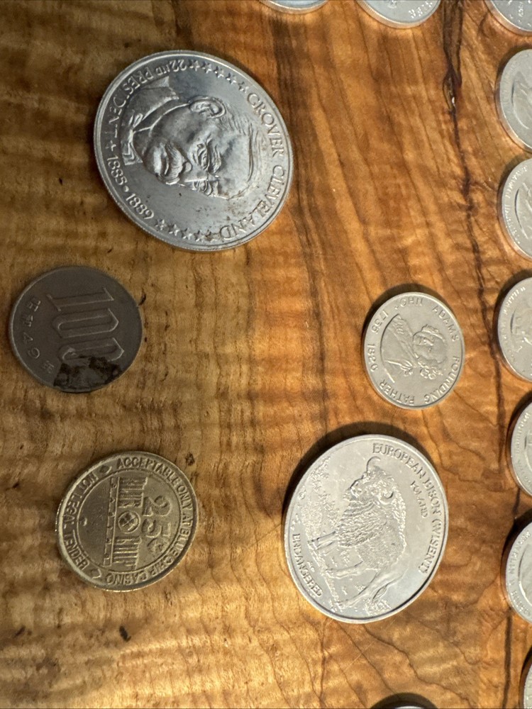 Vintage Assorted Gas Station Coins
