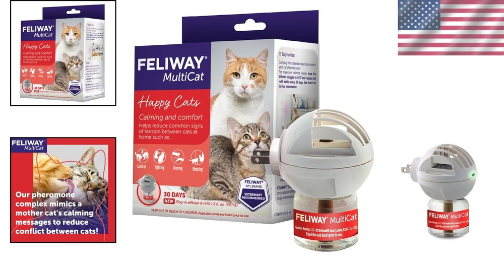 MultiCat 30 Day Calming Diffuser - Reduce Cat Conflicts