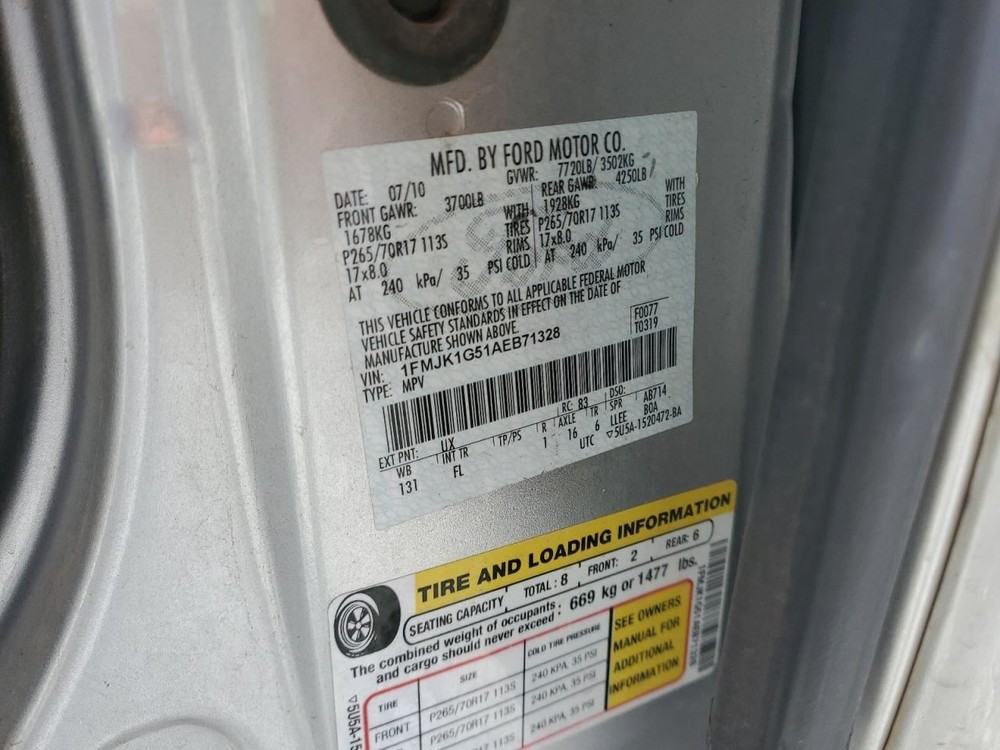 Fuse Box Engine Fits 09-14 EXPEDITION 4929890