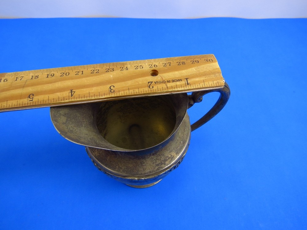 Vintage Silverplate 5 Inch Pitcher Creamer Sheffield Grapevine