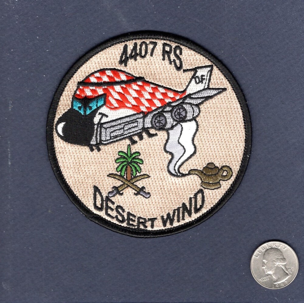 4407th RS Desert Wind Reconnaissance Squadron USAF RC-135 Squadron Patch