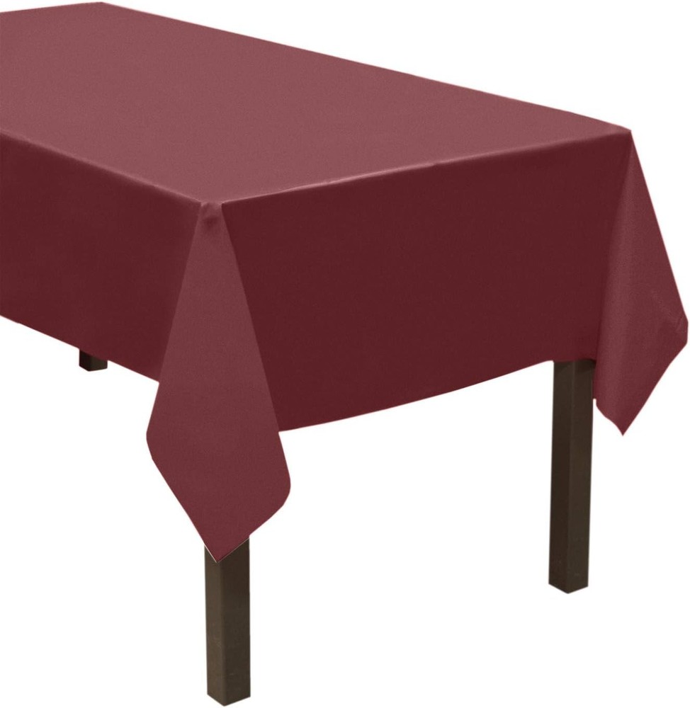 ValuMost Disposable 54" x 108" Plastic Rectangle Table Cover/Tablecloth
