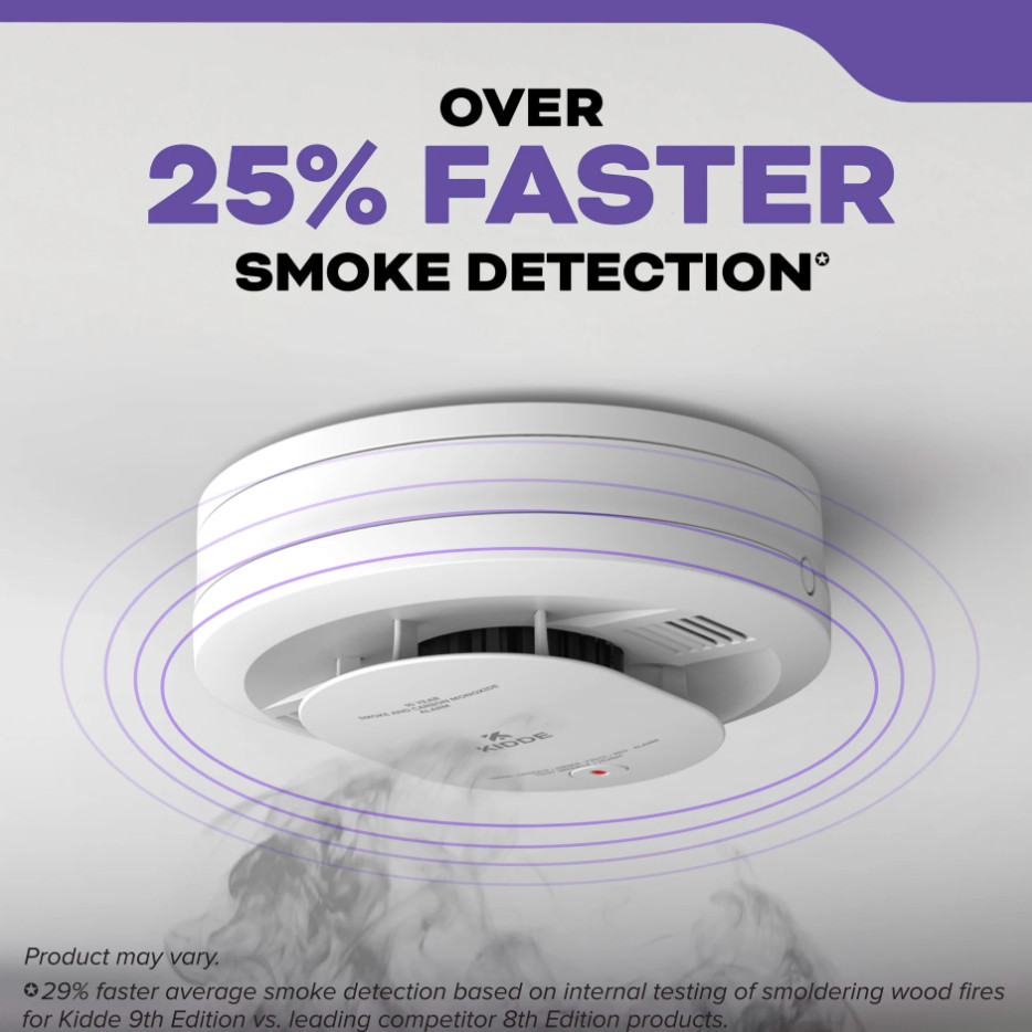 Kidde 30CUDR Combination Smoke & Carbon Monoxide Detector - AA Battery Powered