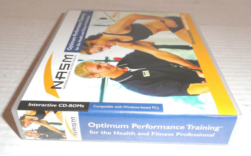 NASM Optimum Performance Training Interactive CD-ROMs 7-Disc Set for Windows PC