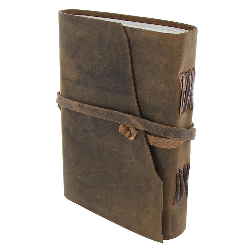 Leather Bound Journal for Men Women with Buckle Closure Handmade
