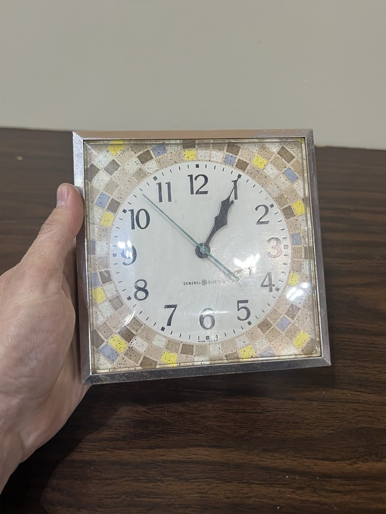 Vintage General Electric Wall Clock Model - Works #OB