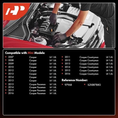 Iridium Platinum Spark Plugs Compatible with Mini Cooper 2007-2015, Cooper