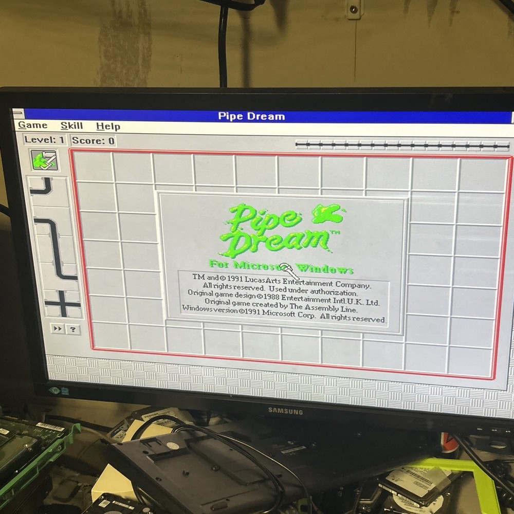 Tandy 2500 RSX Desktop PC – Windows 3.1 – Tested Working – Vintage DOS Computer