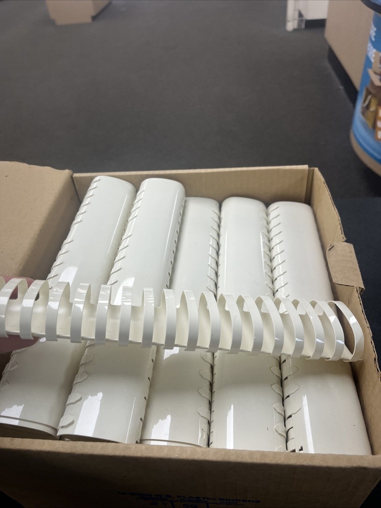 Binding Comb 2” 19 Rings 50 Pieces Color White