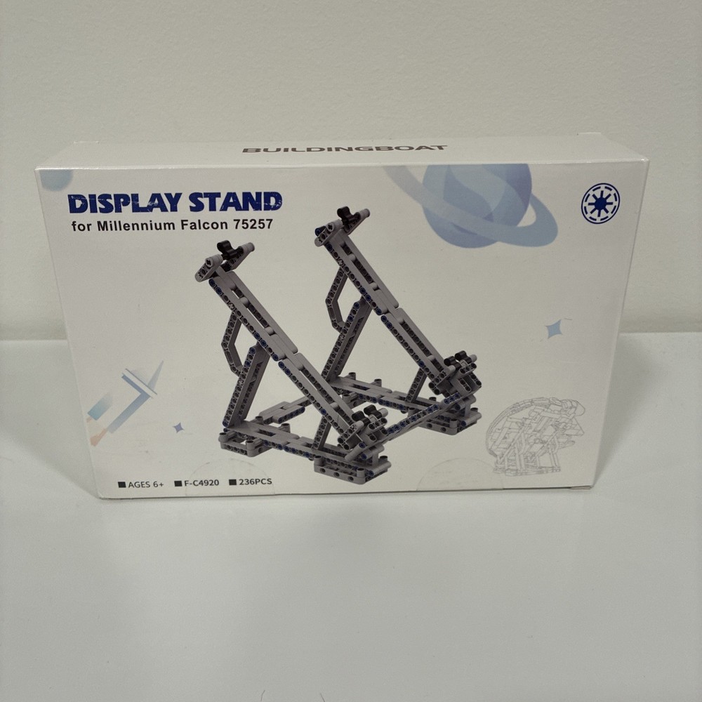 millenium falcon 75257 display stand