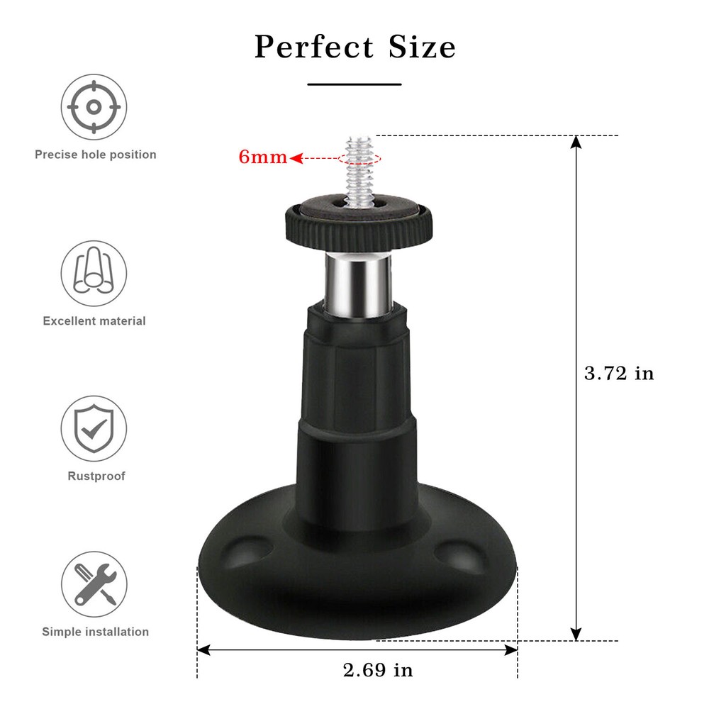 4 Pack Adjustable Camera Wall Mount Bracket Outdoor Indoor for Arlo Pro Security