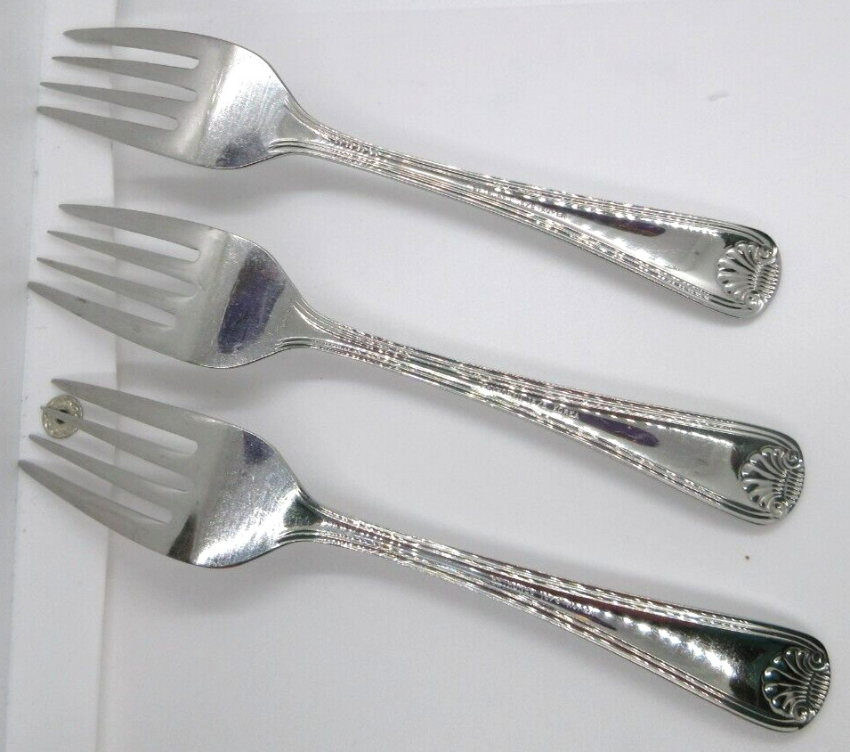 Retroneu HAMPTON SHELL *1 Salad Fork(s)* 6 3/8" Stainless 18/8 Flatware
