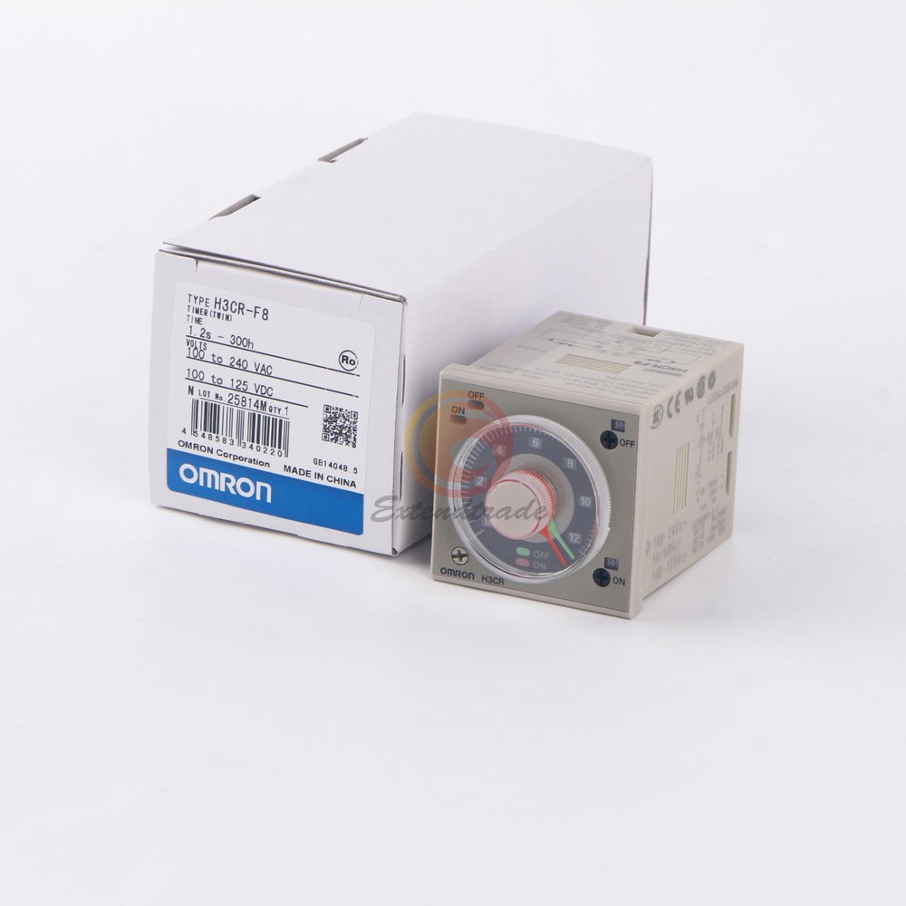 ONE OMRON H3CR-F8 TIMER 100-240VAC NEW