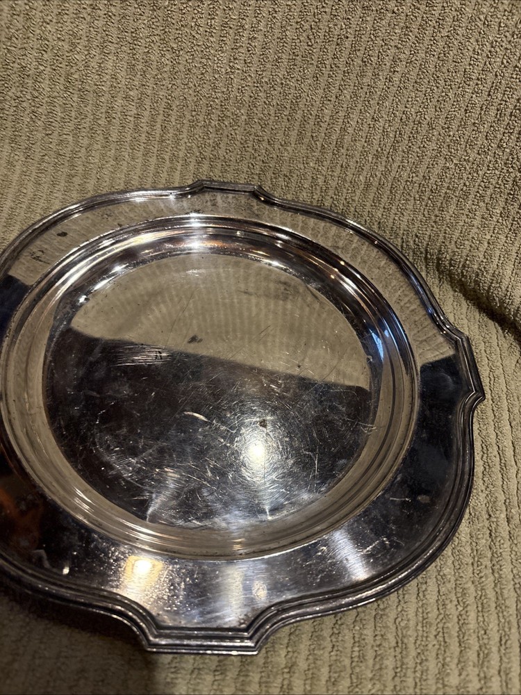 Antique Silverplate Tray Unmarked