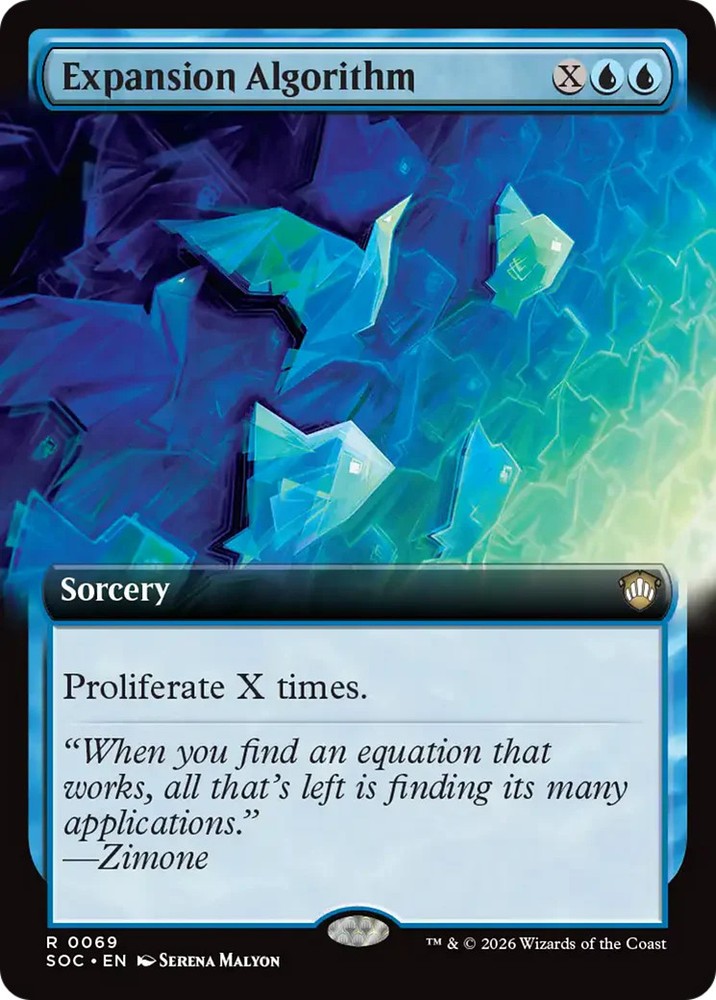 Expansion Algorithm (Extended Art) [Secrets of Strixhaven Commander]