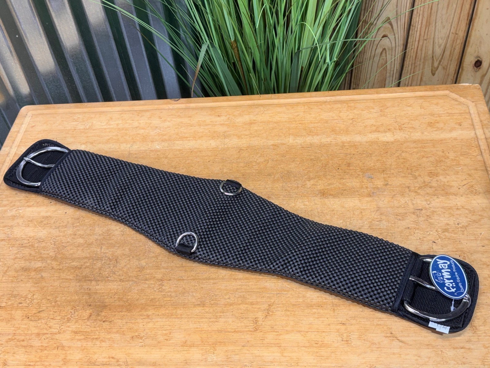 FORMAY Black Neoprene Vented Western Horse Saddle Cinch Girth ~32"