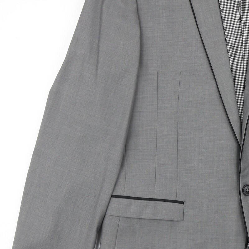NEXT Mens Grey Wool Blend Blazer Size 40 Reg