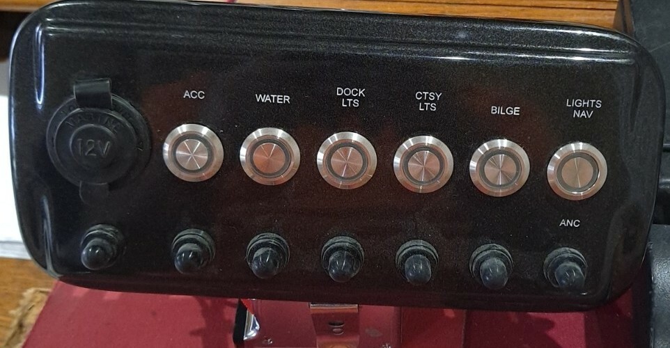 Nautic Star Boat Co Switch Panel W/Wiring Harness