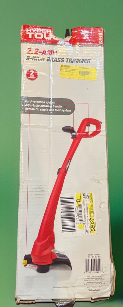 Hyper Tough 9 inch Grass Trimmer 2.2 Amp