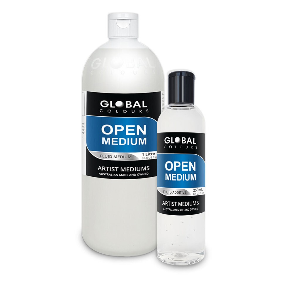 OPEN MEDIUM RETARDANT Global Colours Professional Mediums Artist Medium slow dry