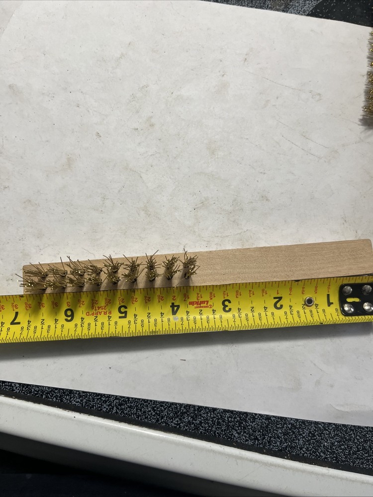 (20) Brass Bristled Wire Brushes
