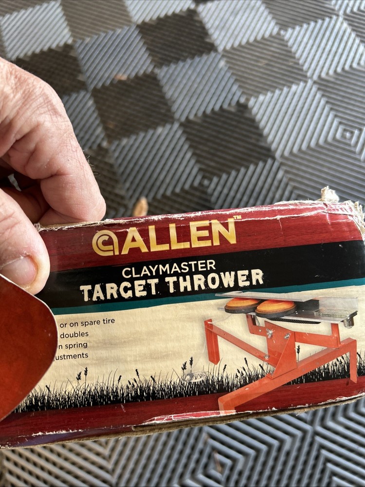 Allen Claymaster Adjustable Clay Thrower Target New Open Box