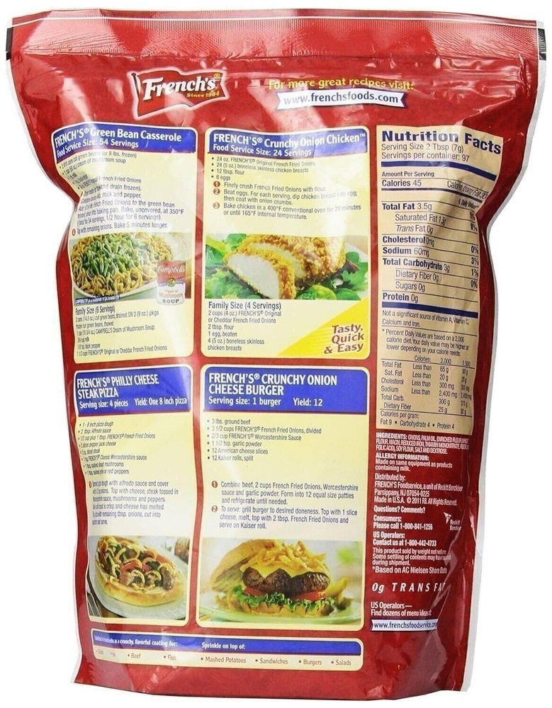 French's Fried Onions Original, 24 Ounce