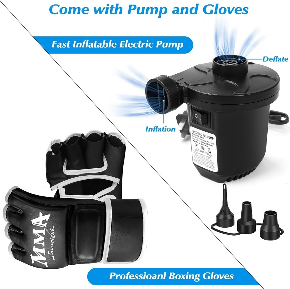 Heavy Punching Bag with Widened Base