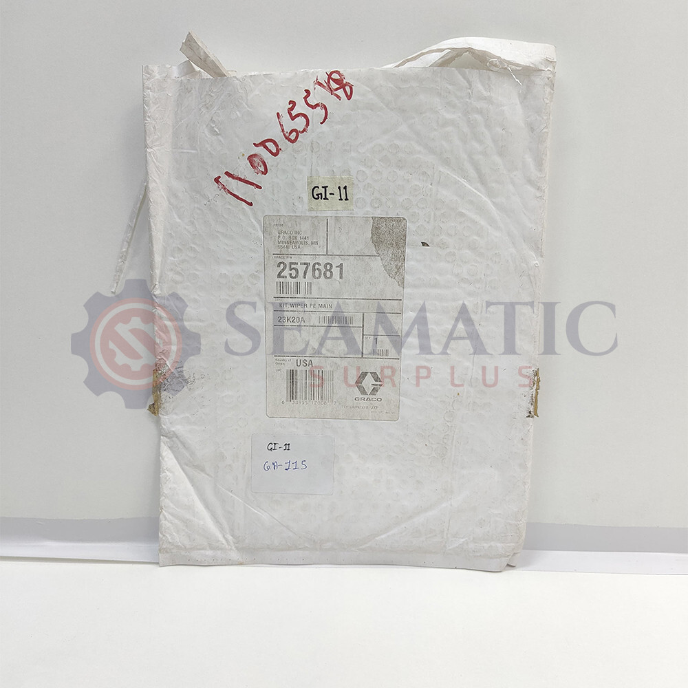 GRACO 257681 KIT, WIPER PE MAIN , GI#11+