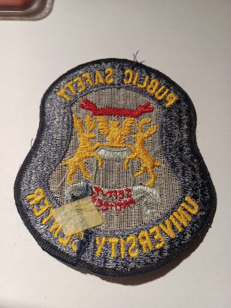 Police Security University Shoulder Patch