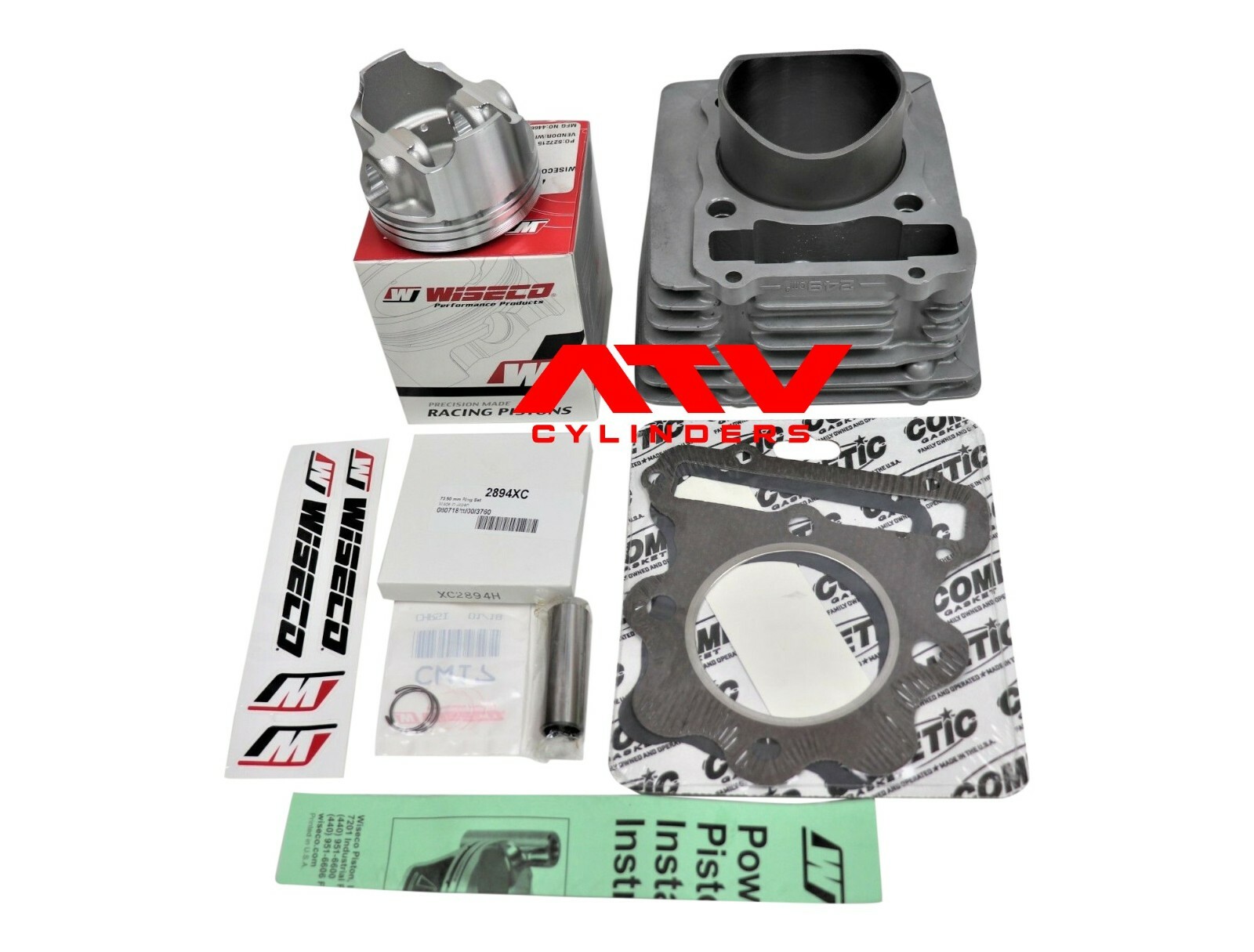 86-04 Honda XR250r XR250 R XR 250 Cylinder Jug Wiseco Piston Rebuild Repair Kit