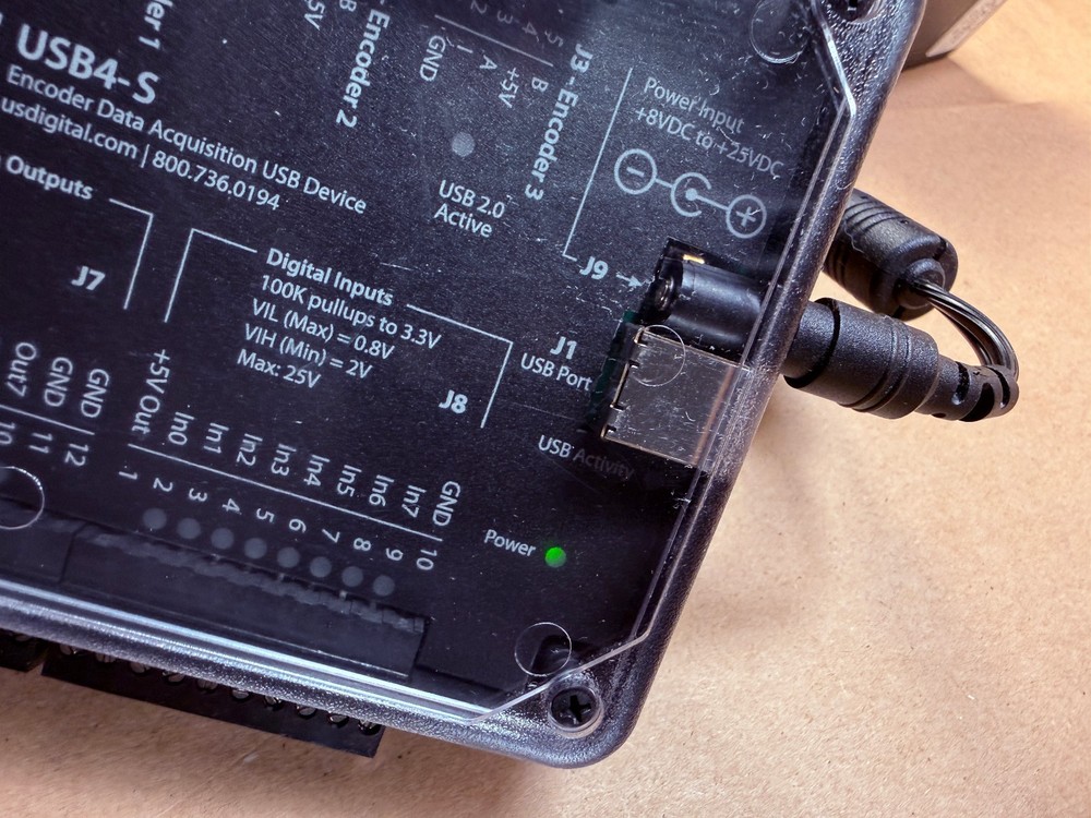 US Digital USB4-S Encoder Data Acquisition Device with Power & USB Cable