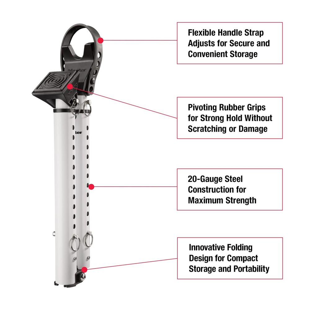 Master Lock Compact Door Stopper Folding Security Bar Adjustable Hinged/Sliding