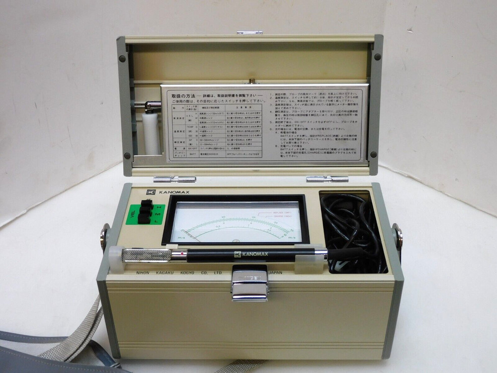 KANOMAX ANEMOMASTER MODEL 24-6121 ANEMOMETER